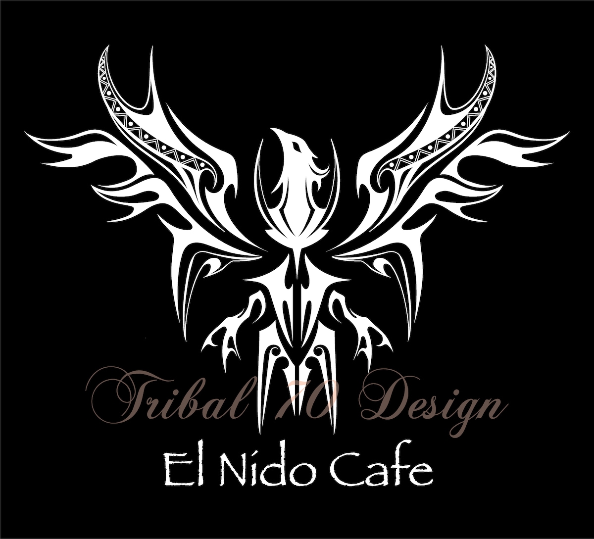 【El Nido Cafe様】トライバル・ロゴデザイン