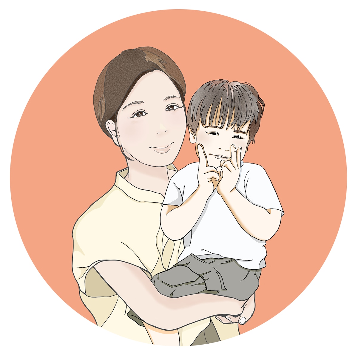 親子アイコン