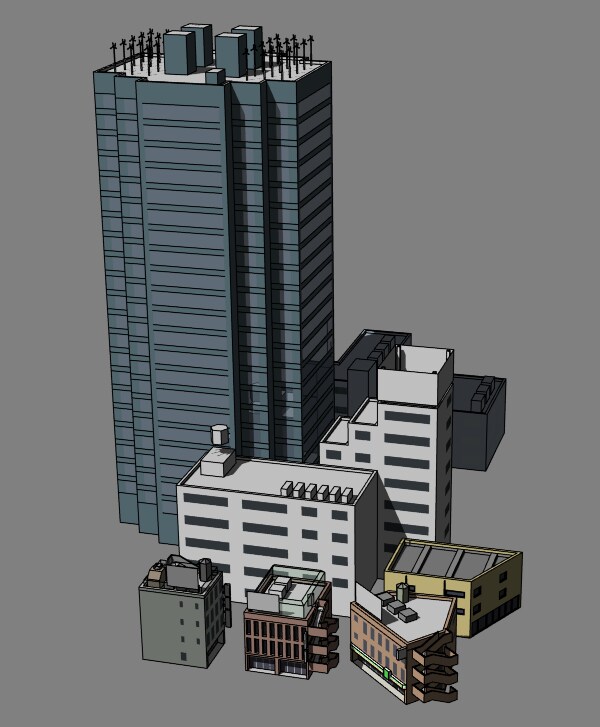 クリップスタジオ用の３Dモデル制作
