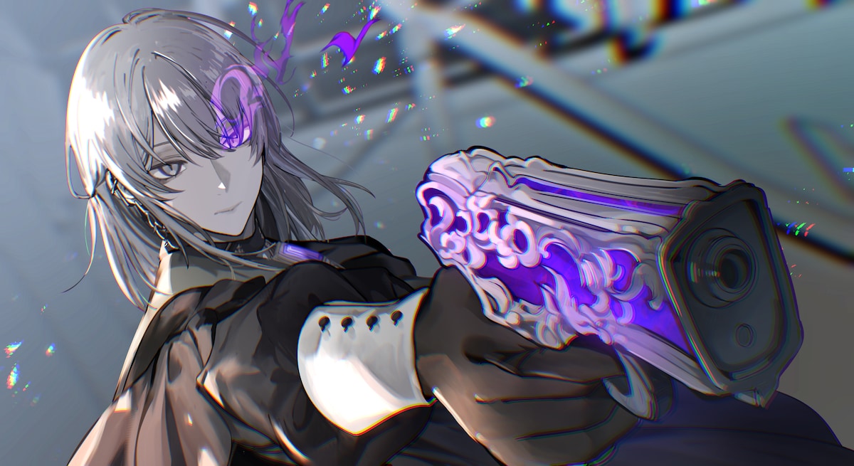 ゲーム配信用の一枚絵