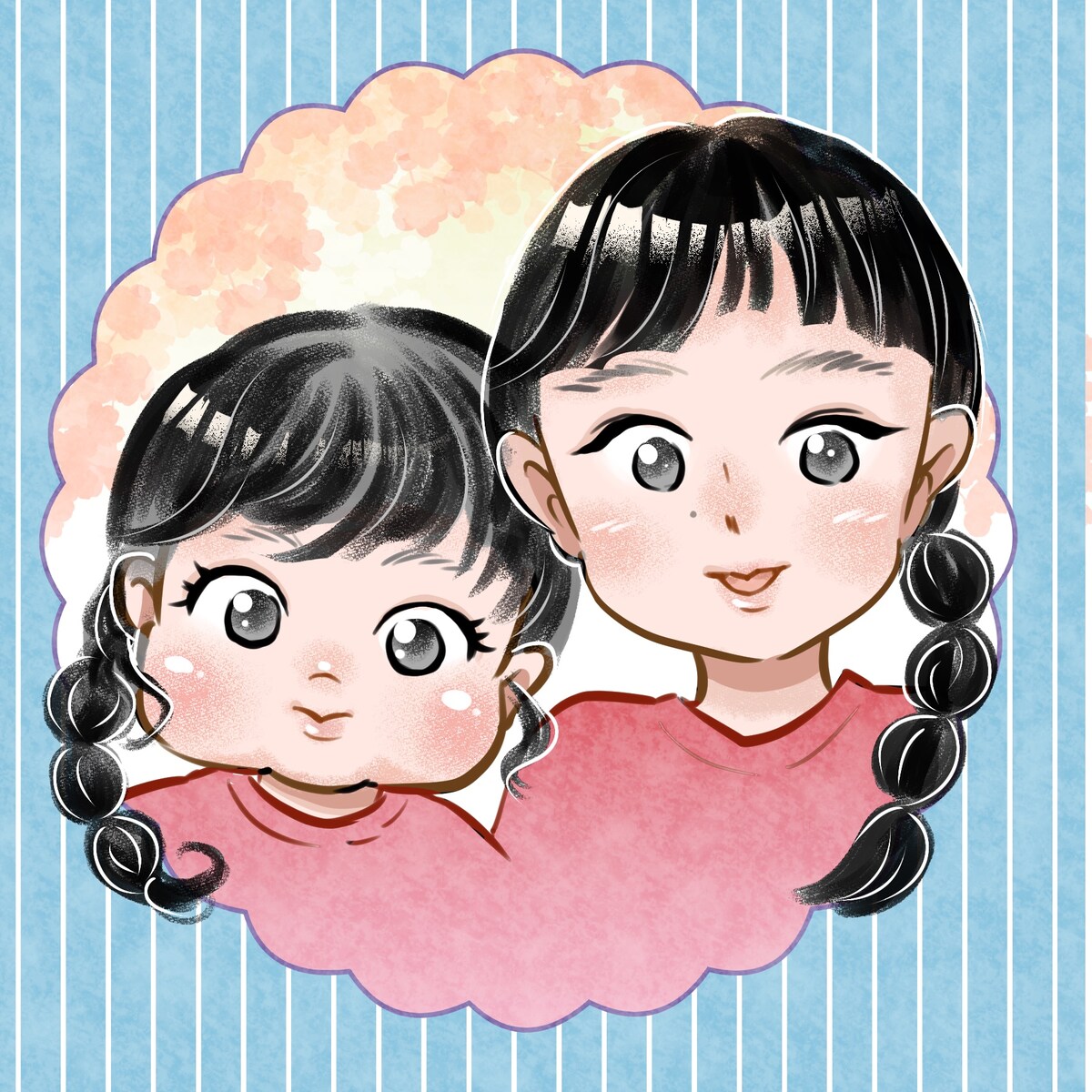 お子さんの似顔絵