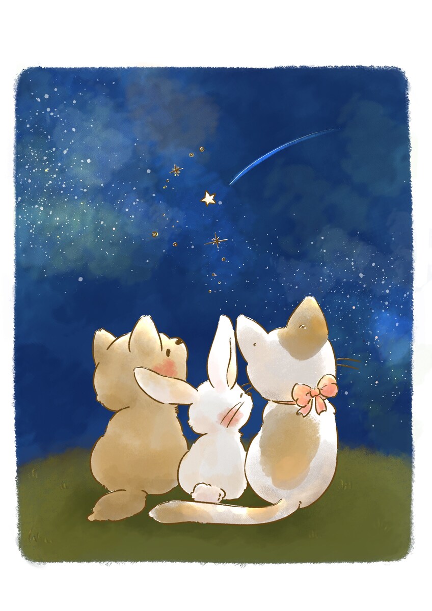 ペット関連グッズのイラスト制作