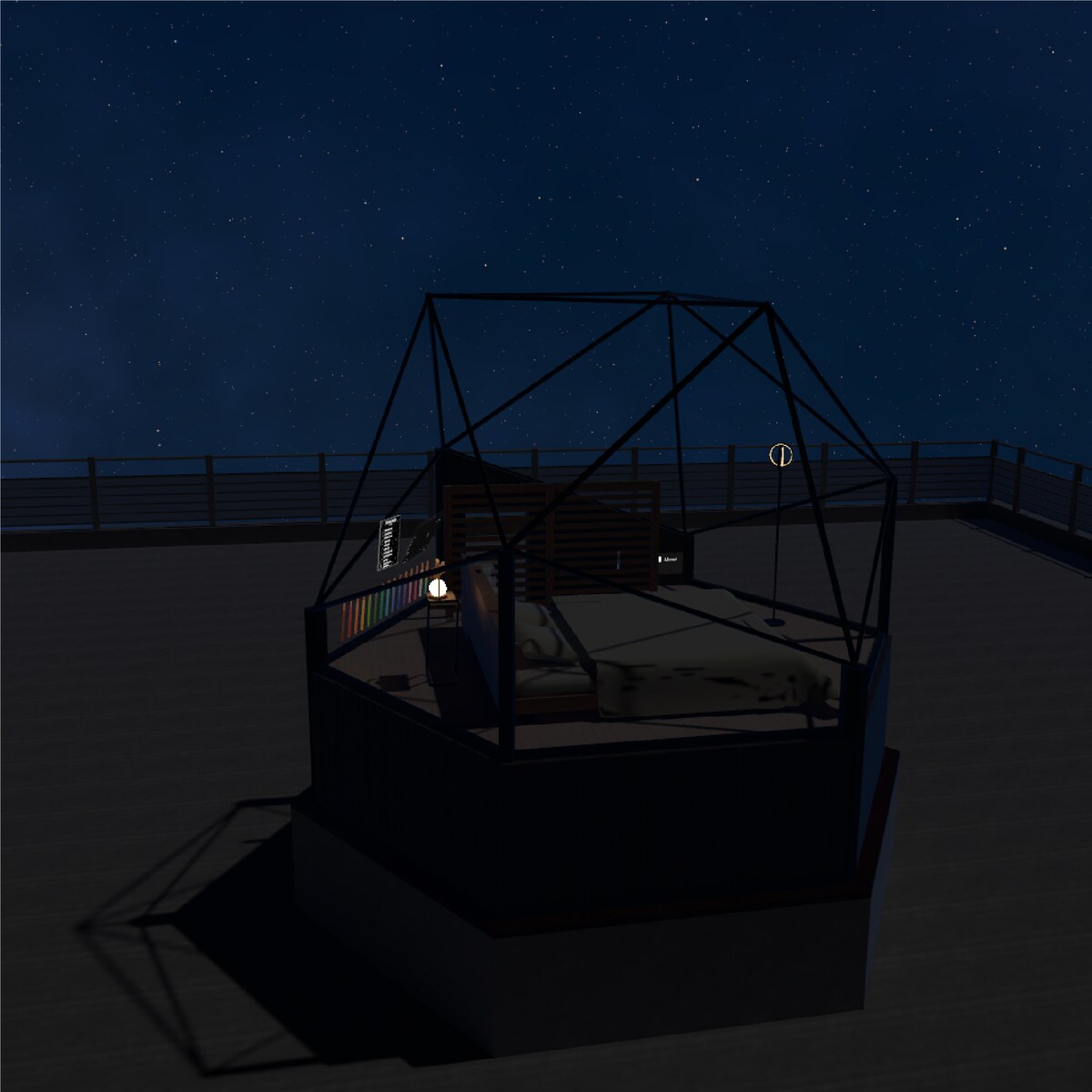 メタバースで星を見る部屋