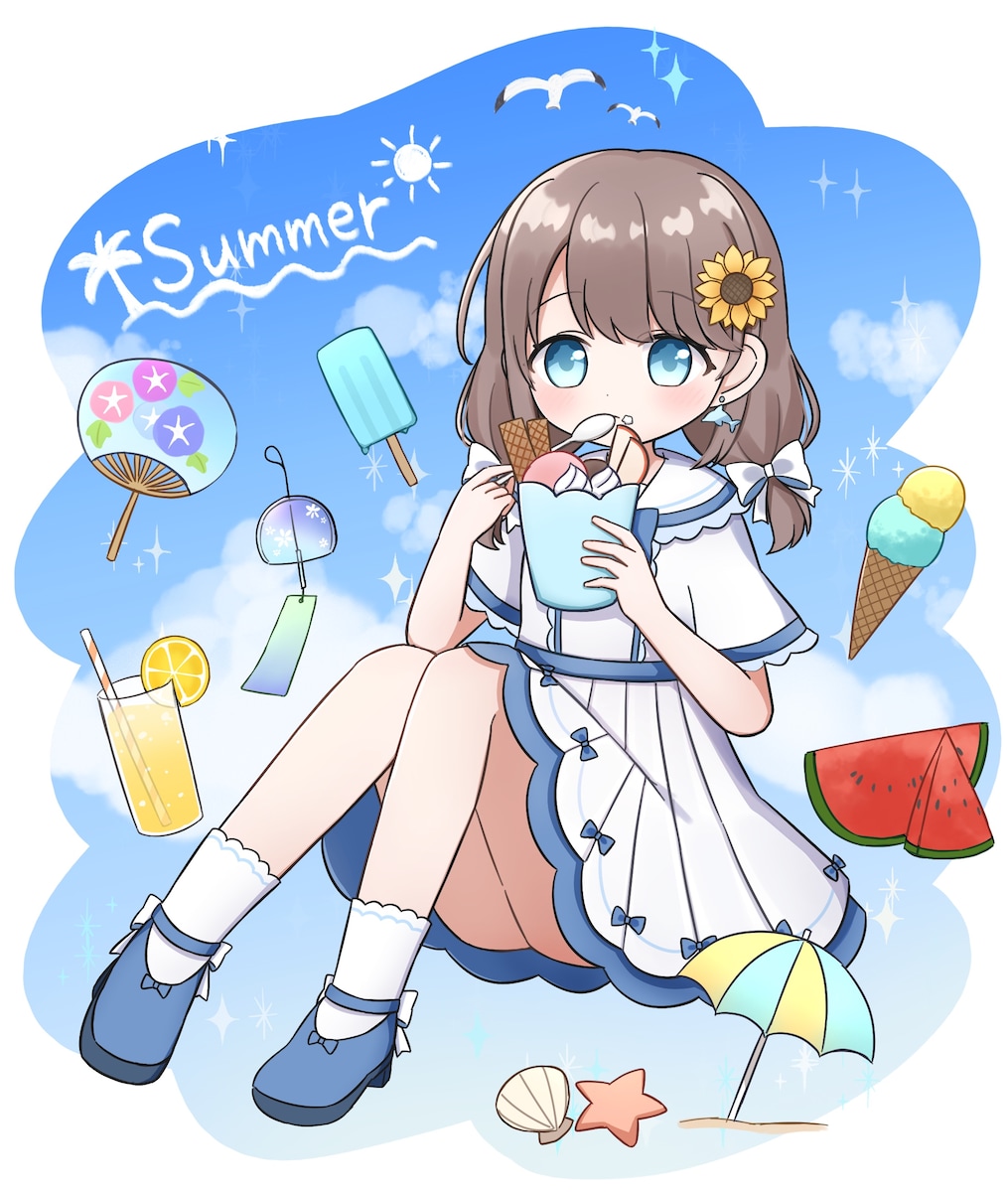 夏を詰め込んだオリキャラ