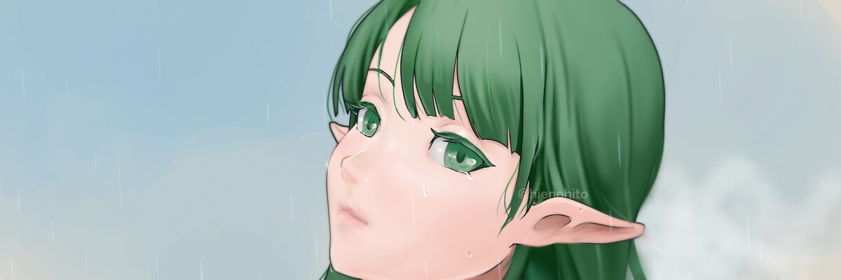 自身のXのヘッダー用に描きました