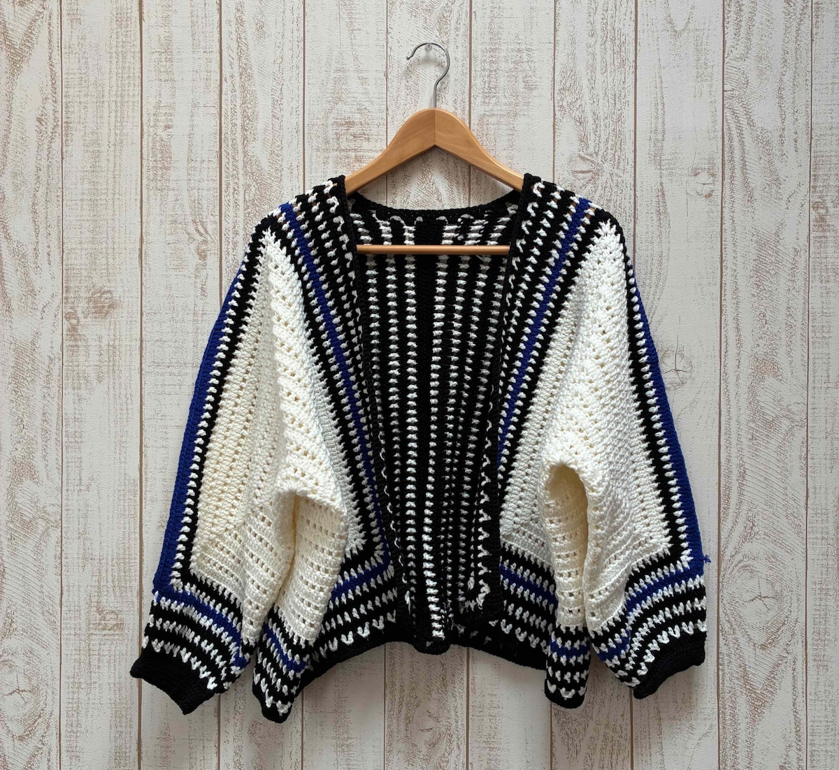参考作品:かぎ針編みのカーディガン