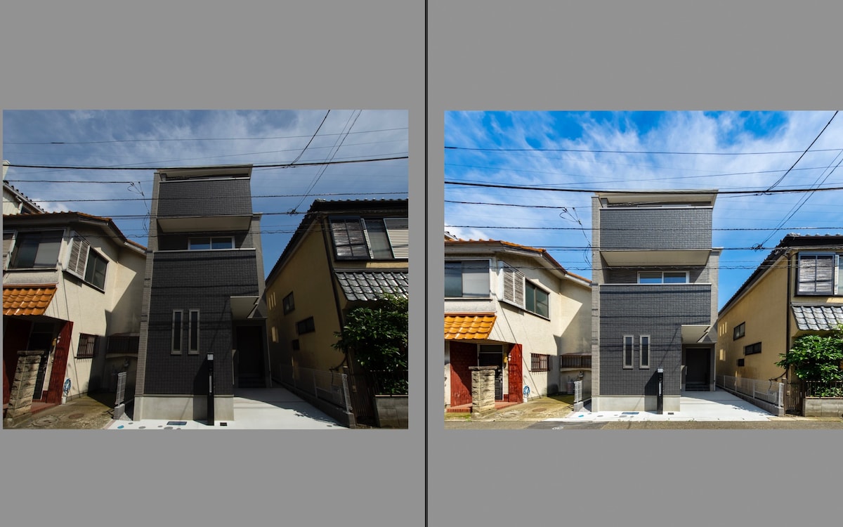 不動産写真の撮影編集