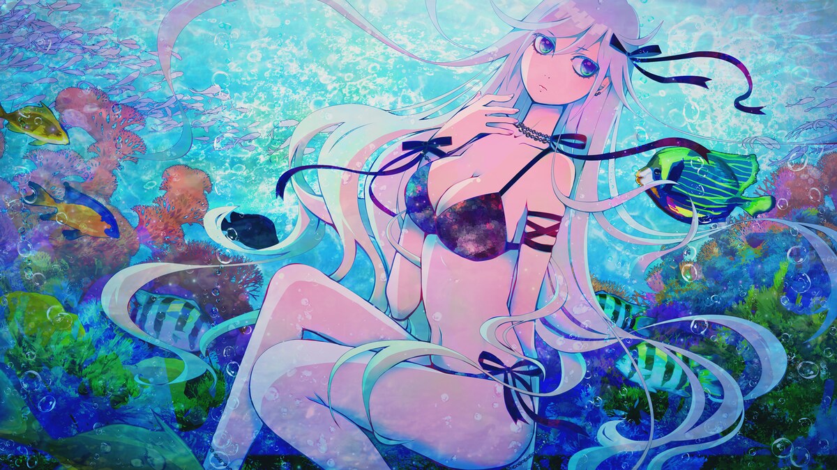 個人用PC壁紙用イラストの作成