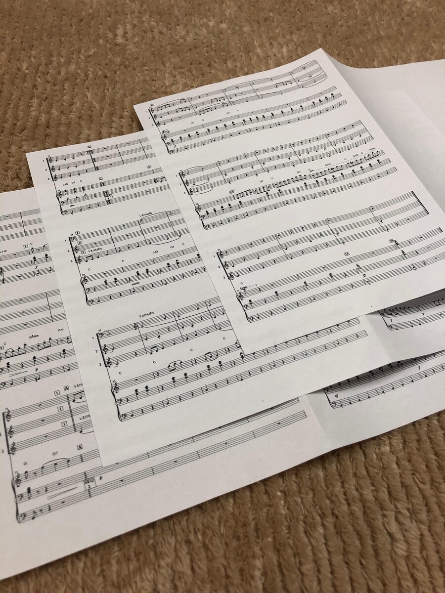 4パートへのアンサンブル編曲