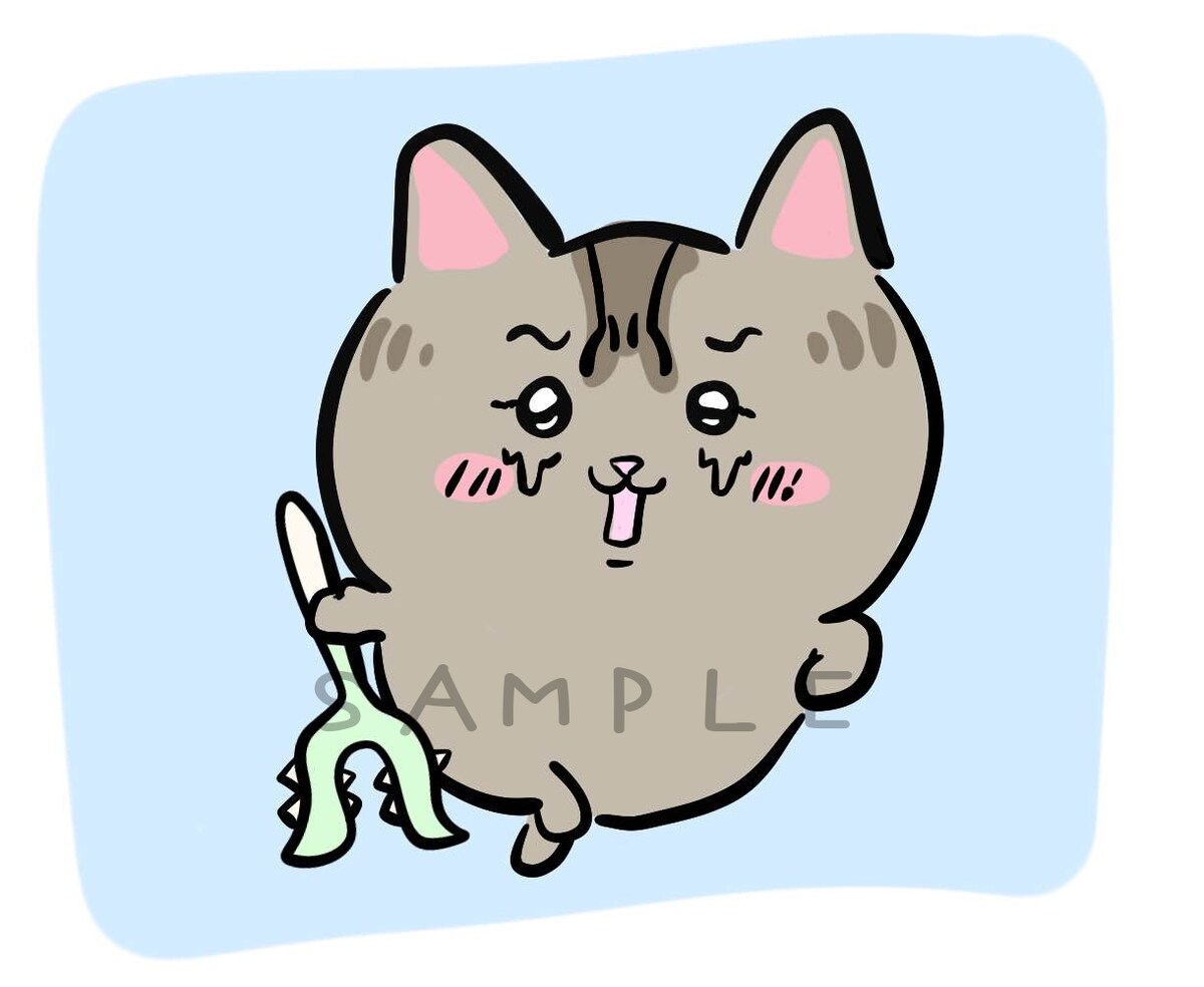 猫の似顔絵
