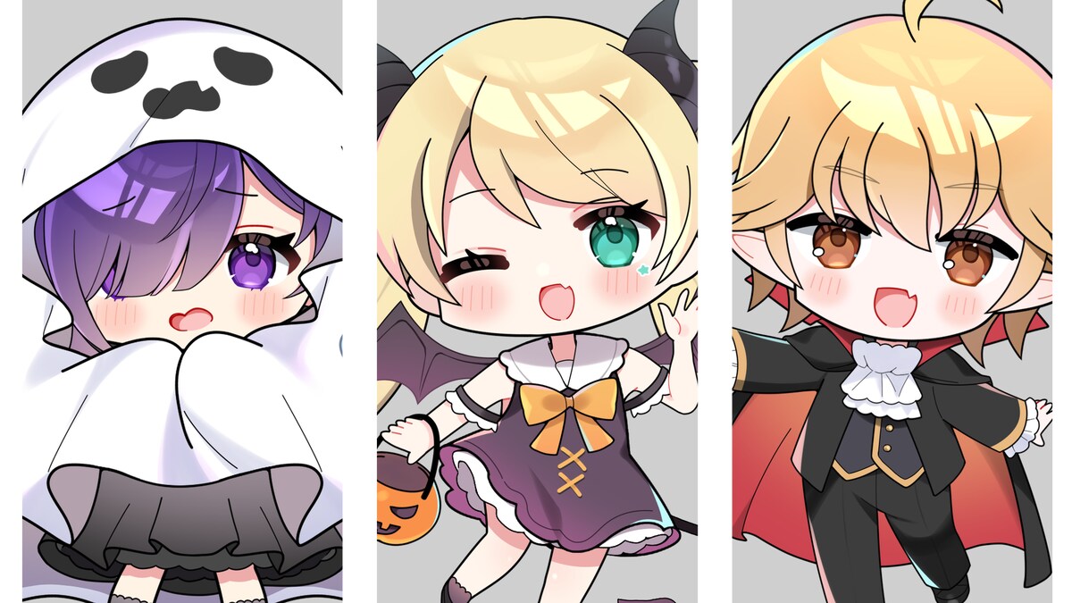 【FA】企画で描いたハロウィンイラスト