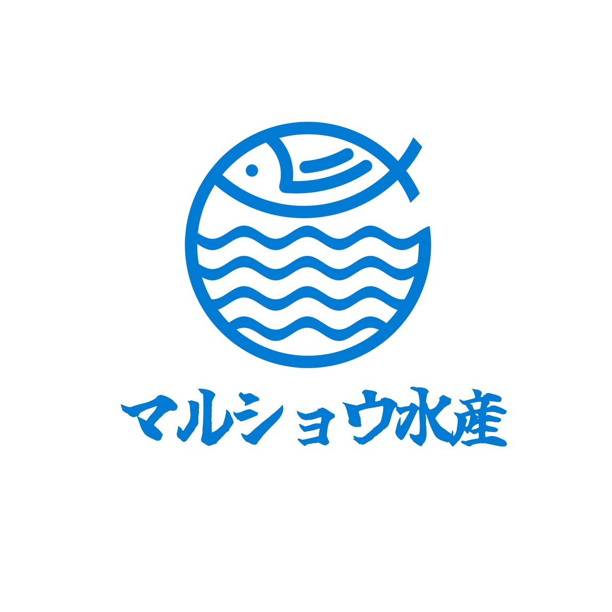 水産会社のロゴデザイン