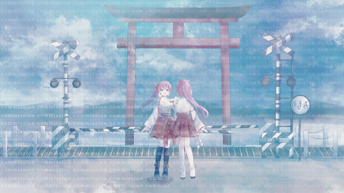 巫護まに様 少女レイ イラスト制作