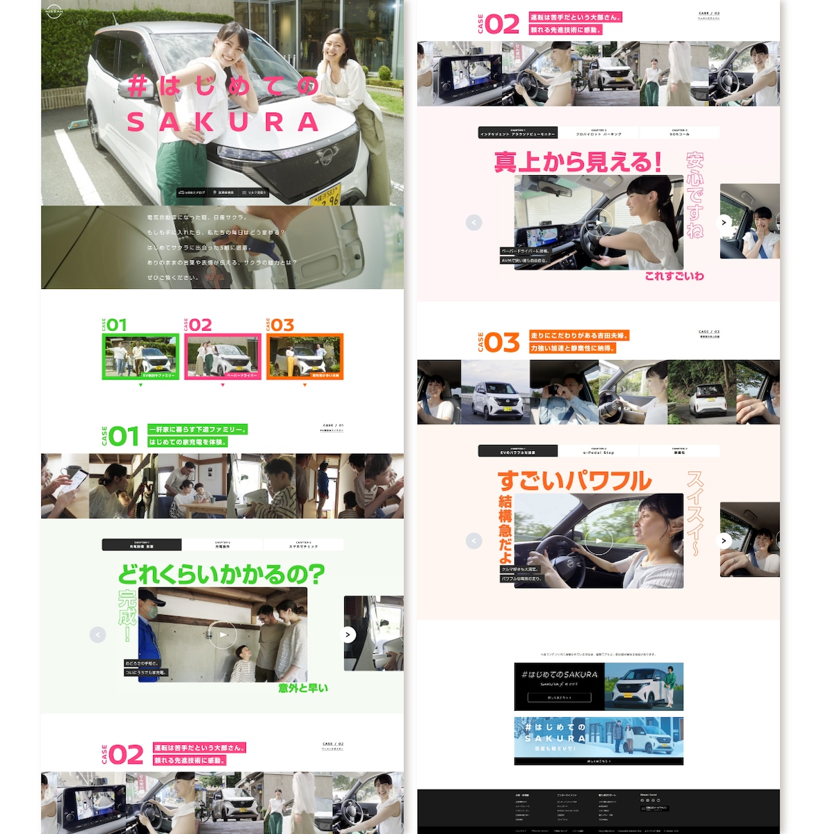 自動車メーカーのブランドサイト