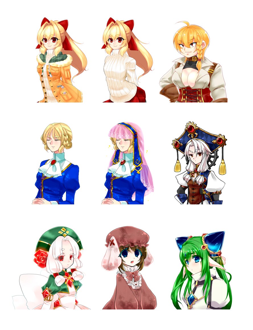 女性キャラクター