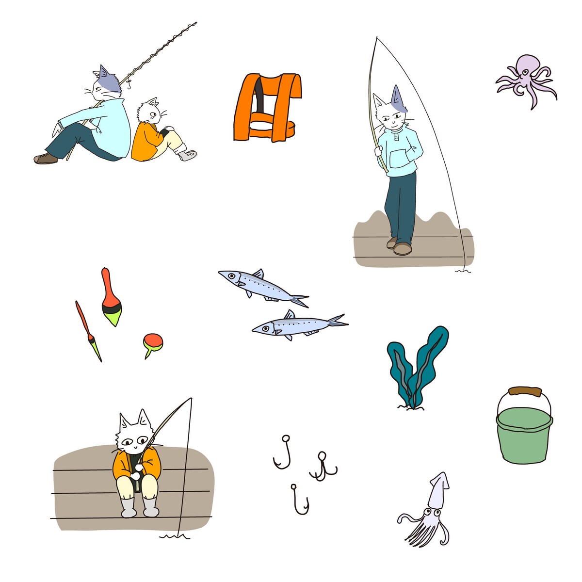 釣りイラスト