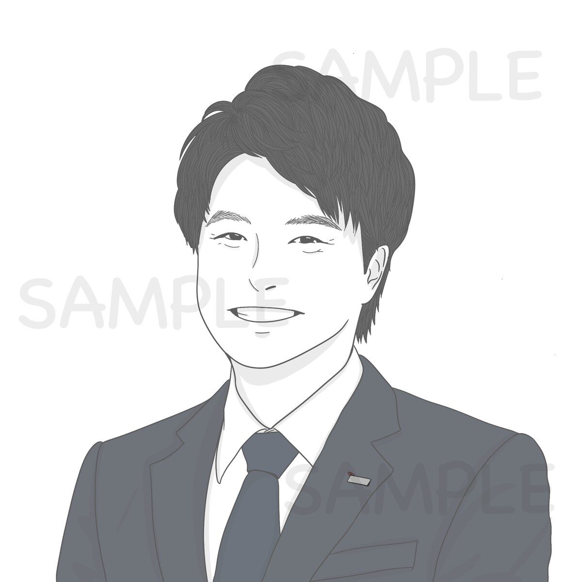 似顔絵イラストアイコン