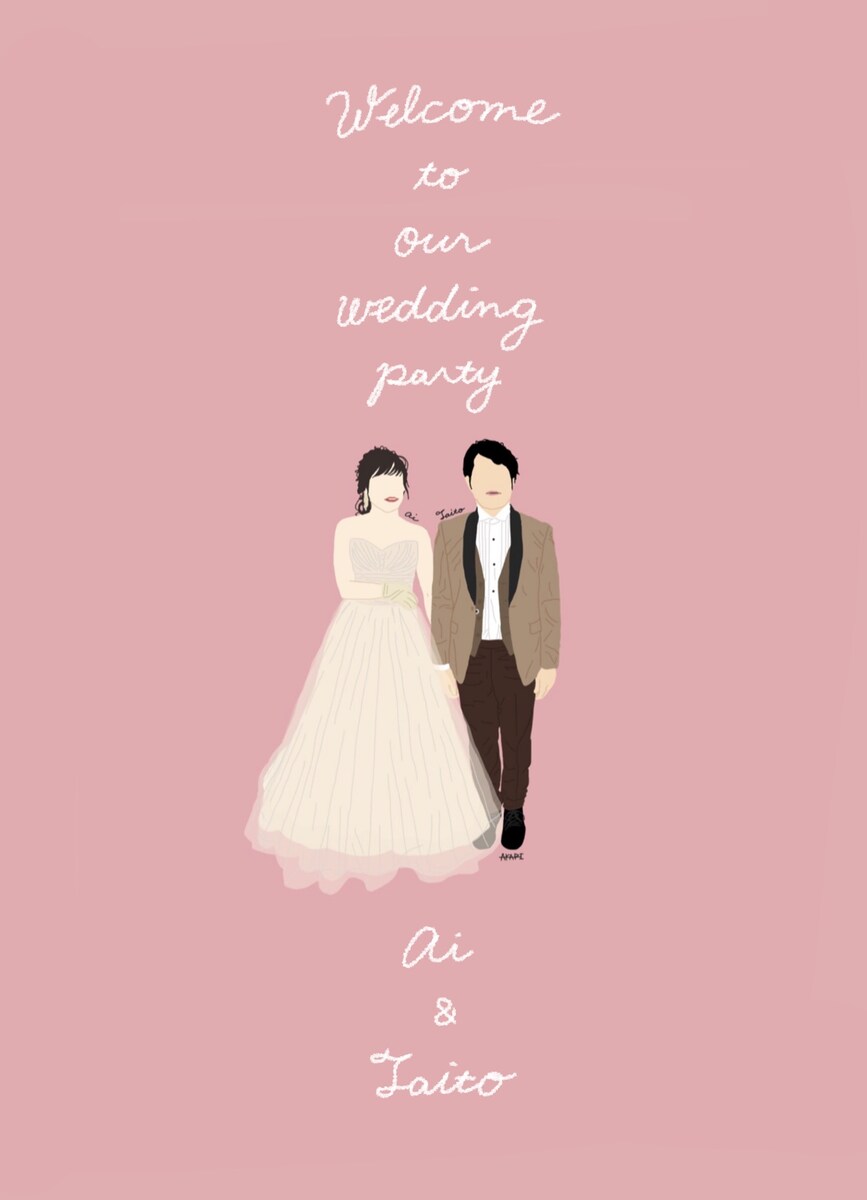 結婚式ウェルカムボード