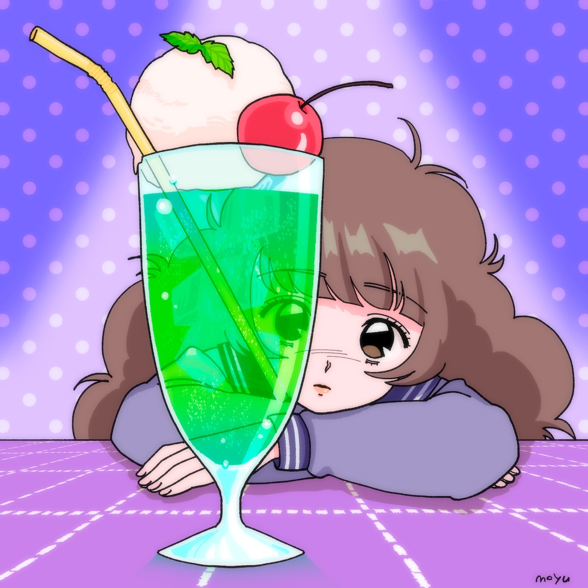 メロンクリームソーダ