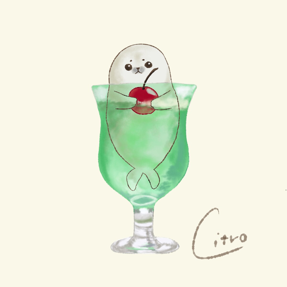 クリームソーダあざらし