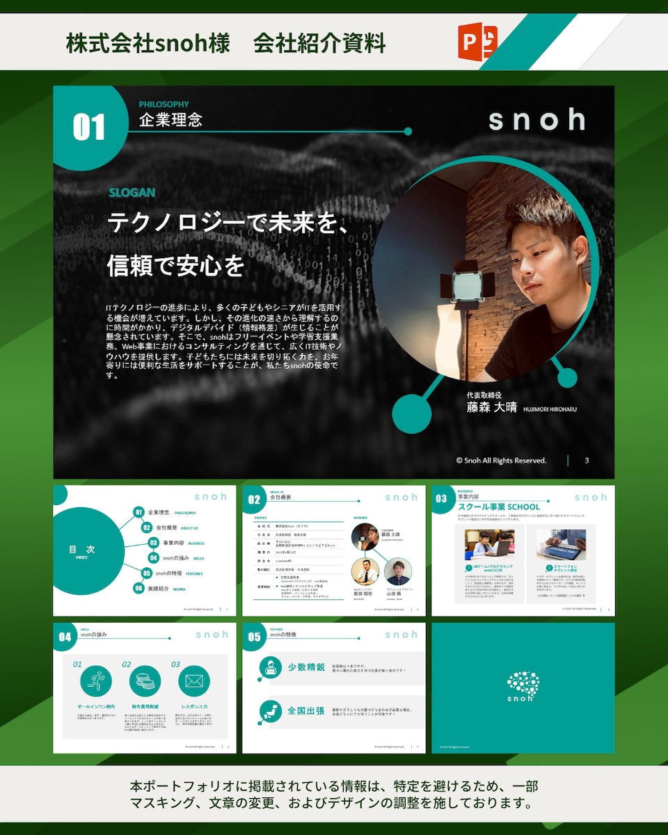 株式会社snoh様　会社紹介資料