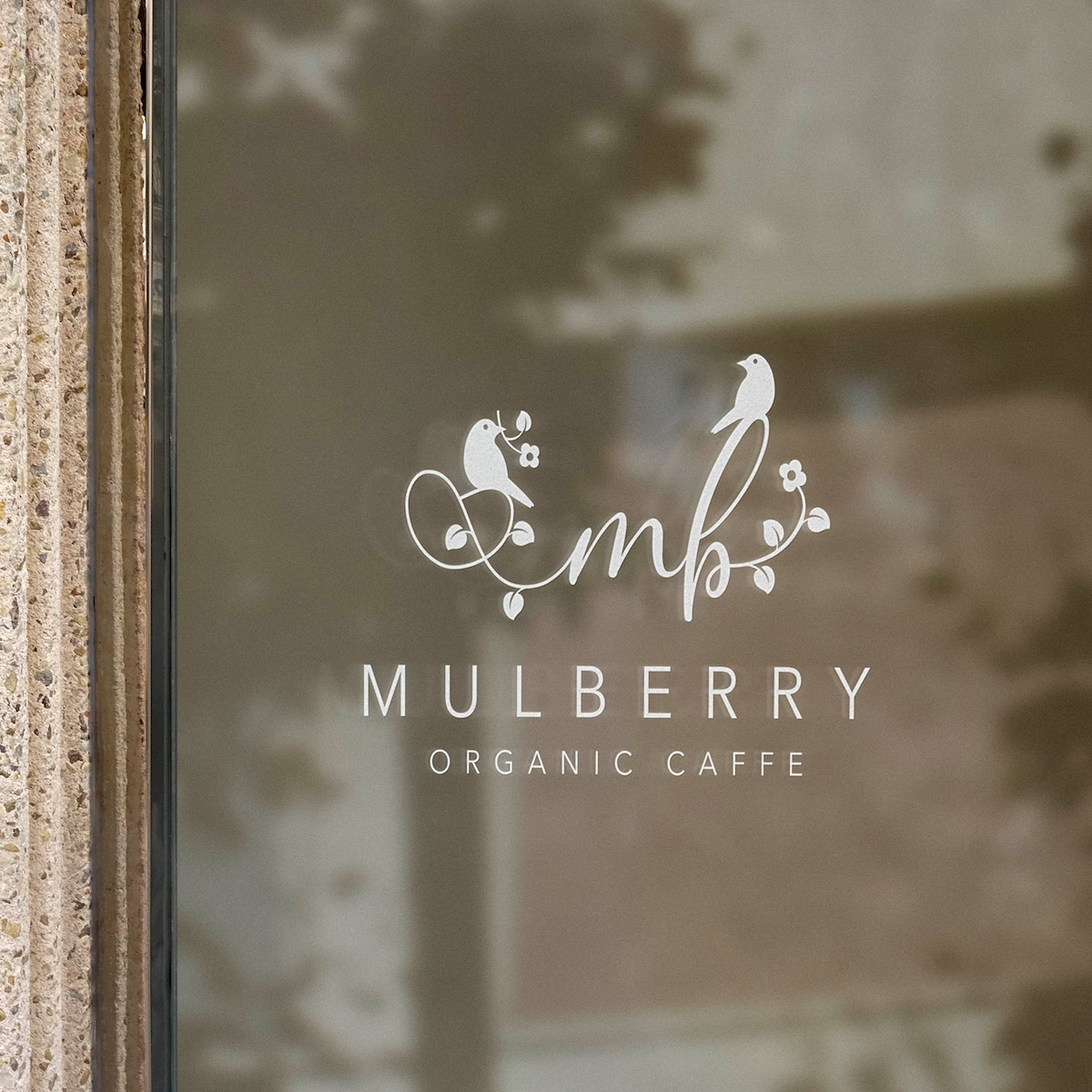 「MULBERRY様」カフェのロゴ