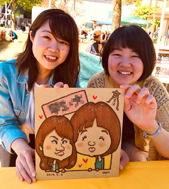 ライブスケッチ似顔絵