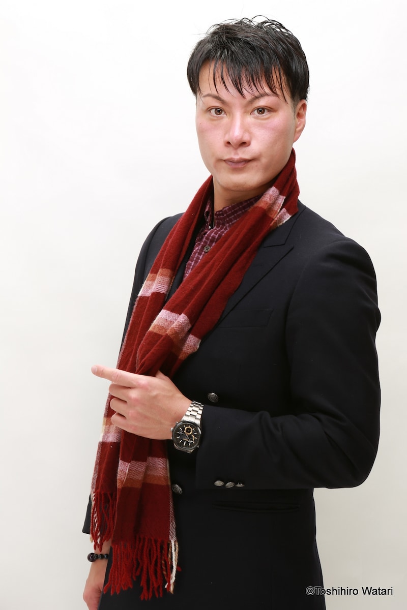 男性モデル撮影