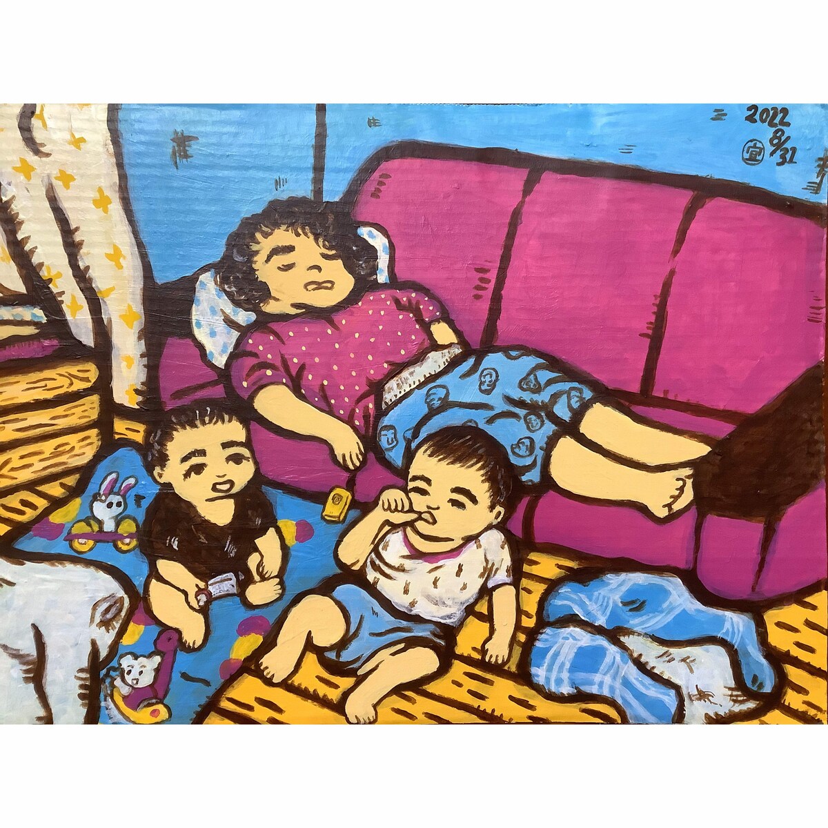 酔っ払った母ちゃん