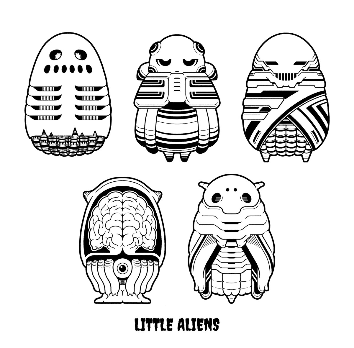 LITTLE ALIENSオリジナルイラスト
