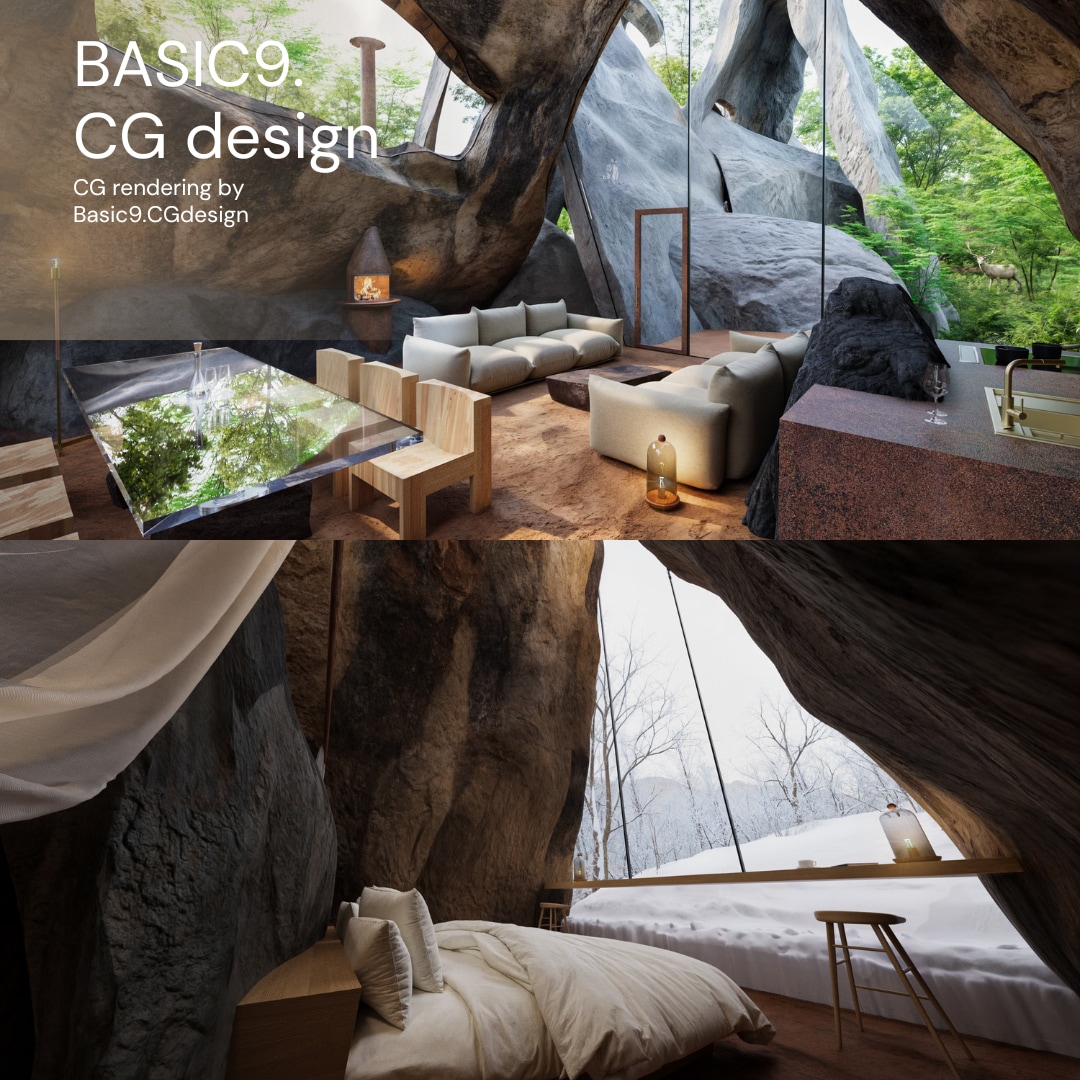 NOT A HOTEL 2024 建築コンペ用CGパース制作