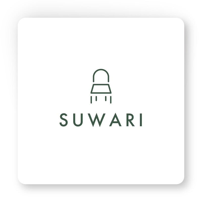 【創作ロゴ】椅子と暮らし SUWARI
