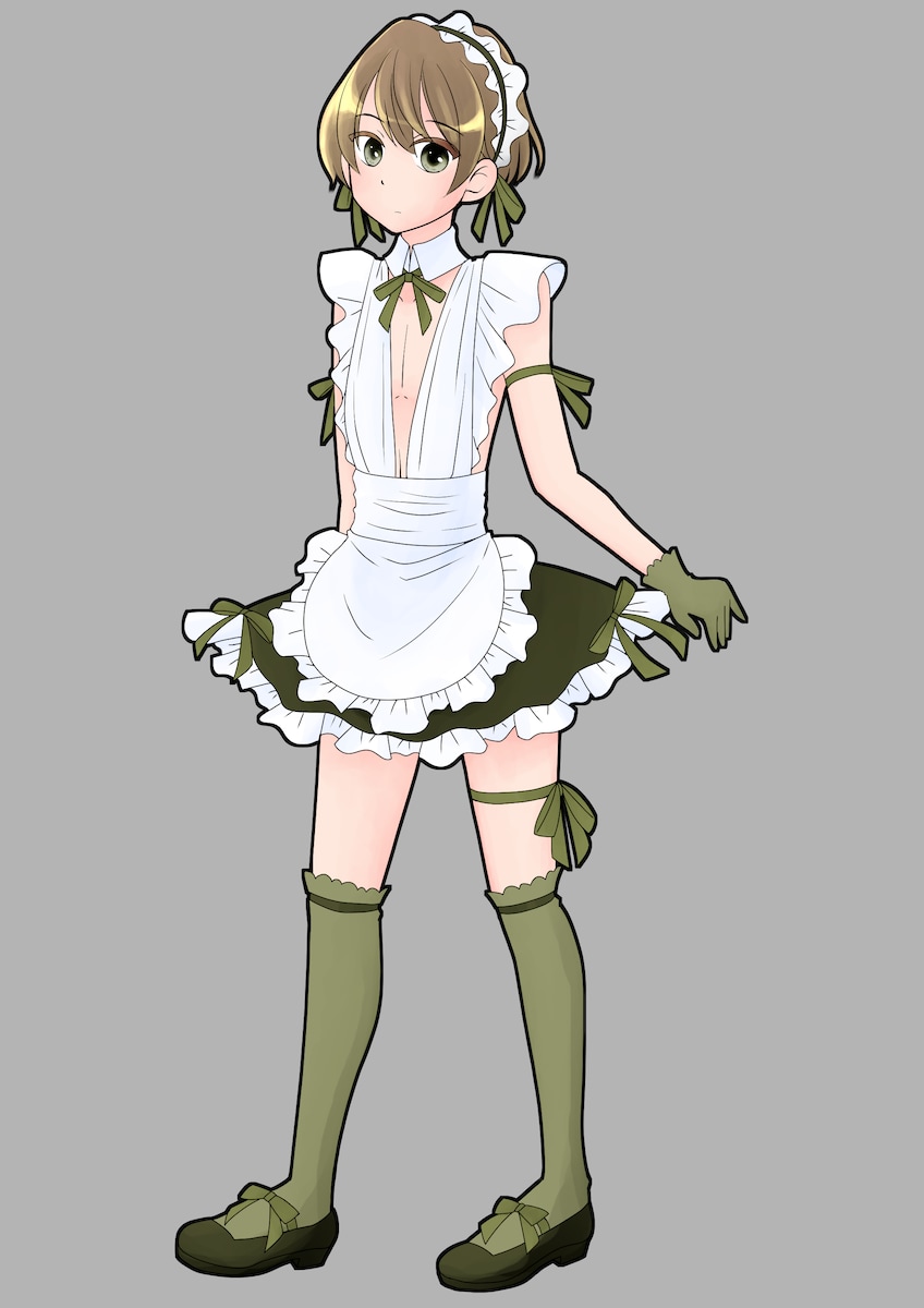 男娘 メイド服の男の娘