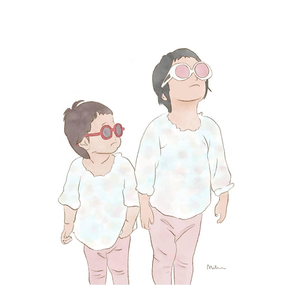 サングラス姉妹