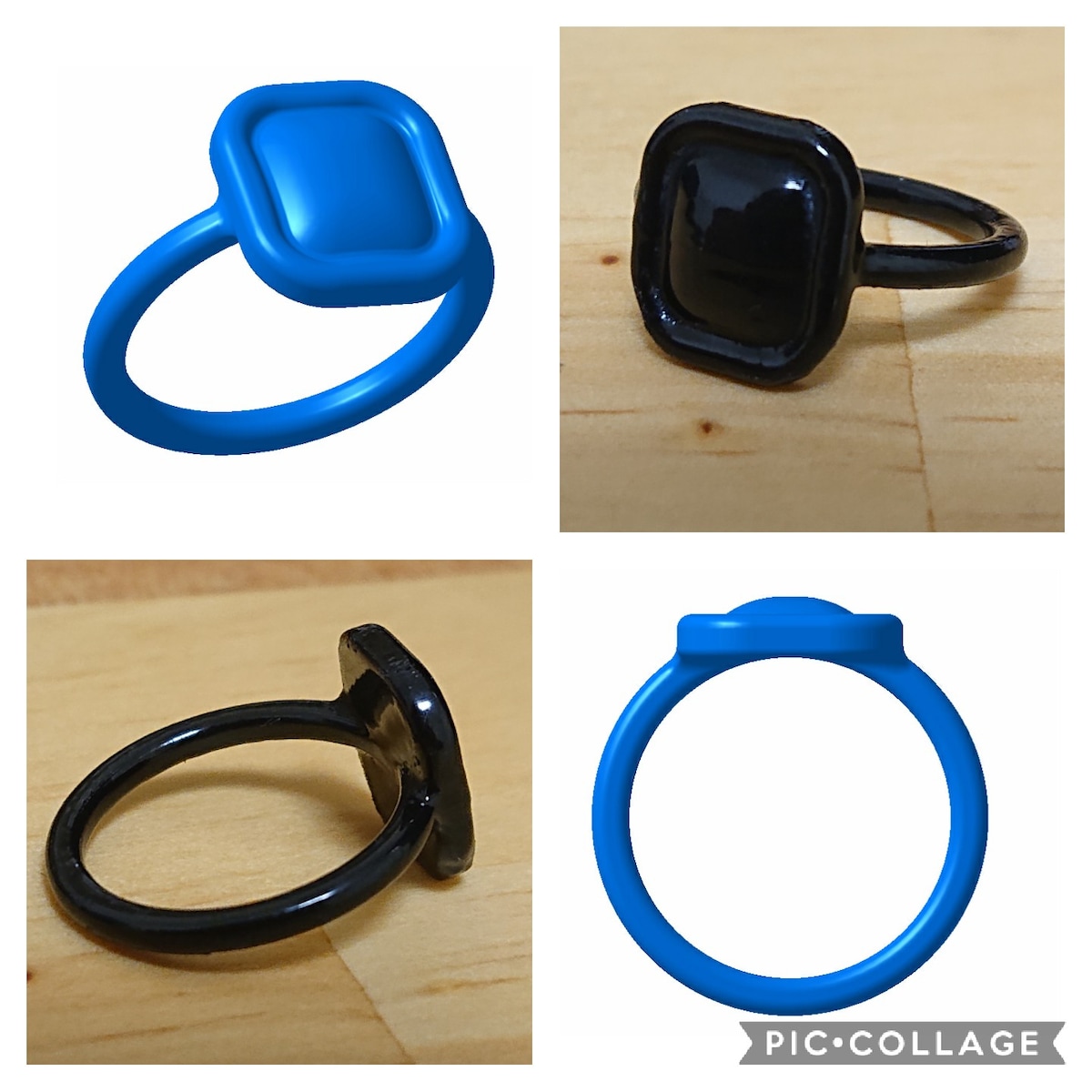 指輪のデザイン～3Dプリントサンプル出力
