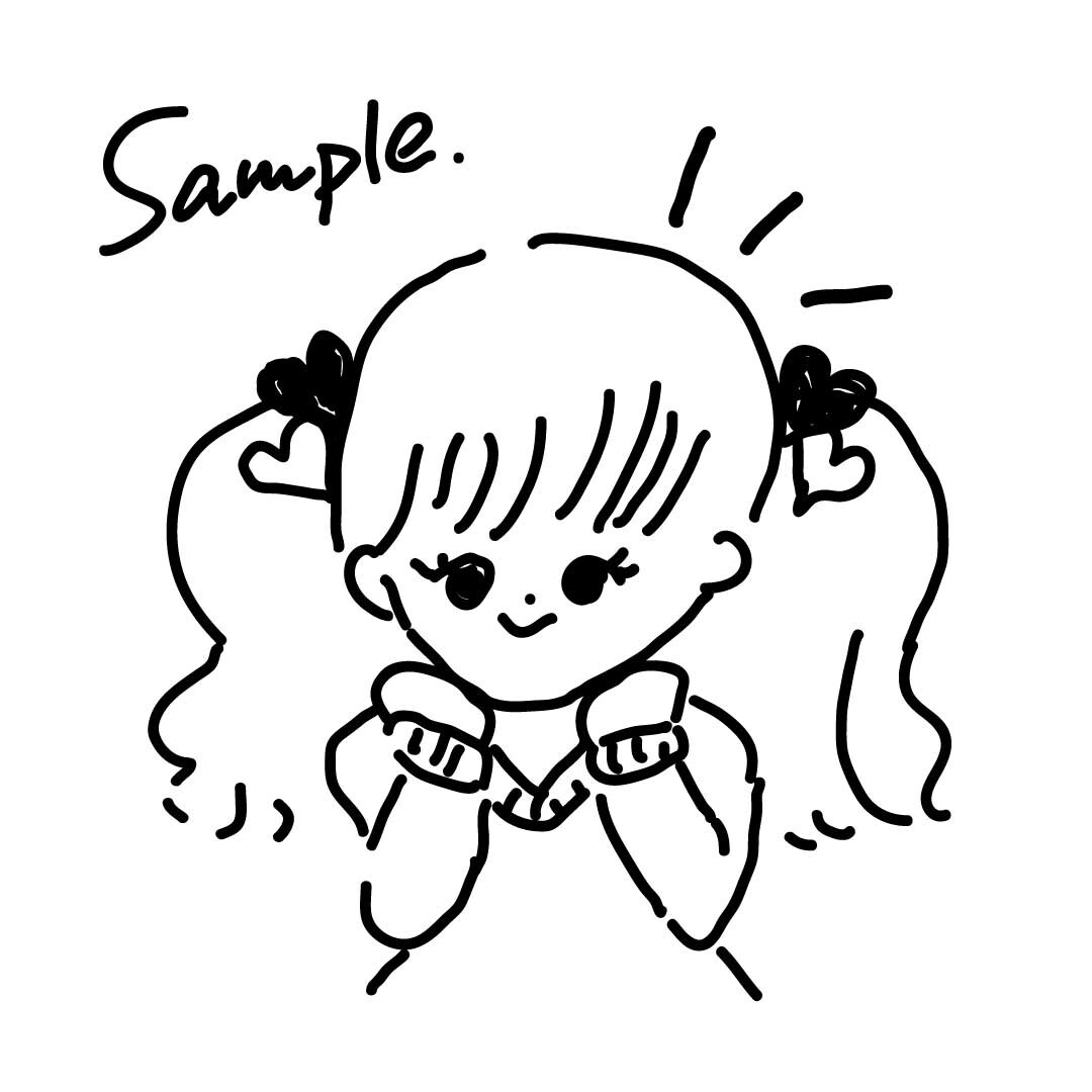 かわいい女の子のイラスト