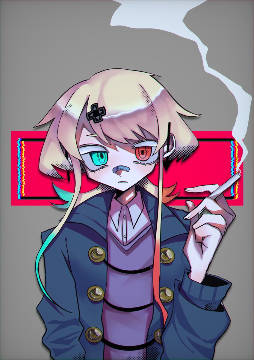 自身のキャラクターイラスト