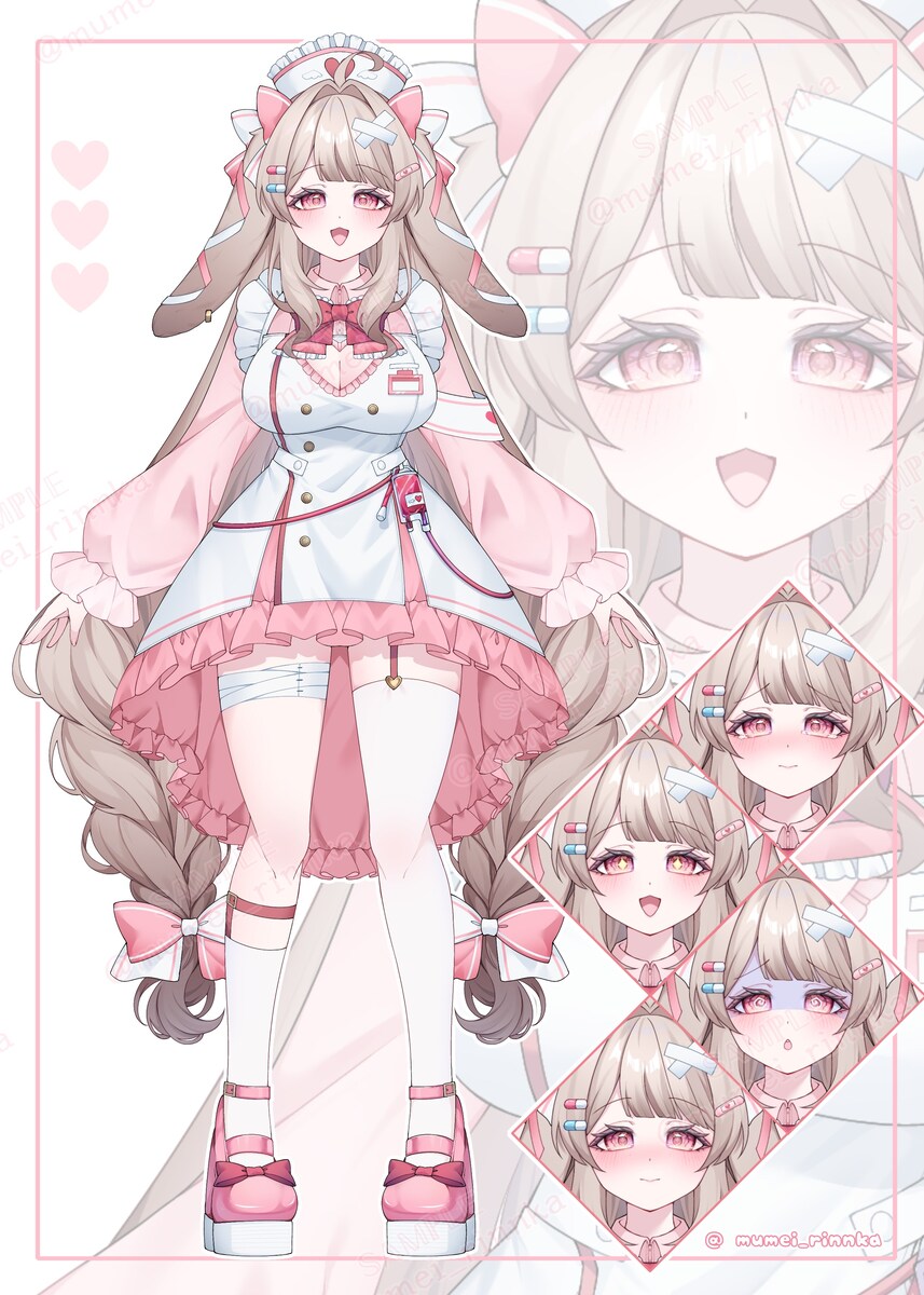 IRIAM向け立ち絵の制作