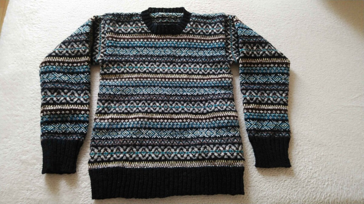 編み物代行　フェアアイルセーター