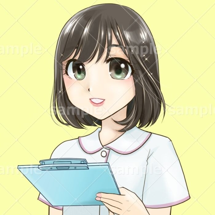 G10）美人看護師さんアイコン（実績紹介）