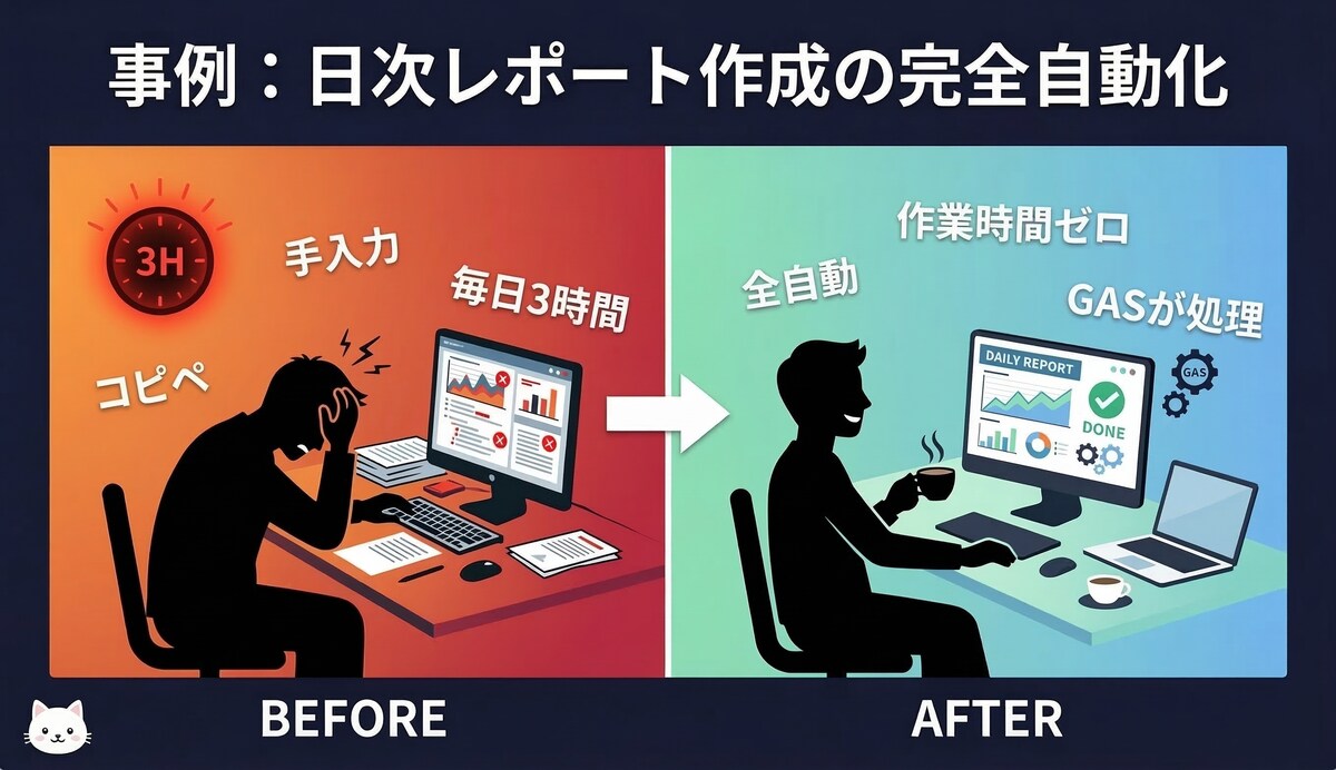 手作業→GAS自動化による業務改善事例