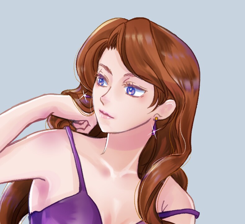 立ち絵：顔アップ