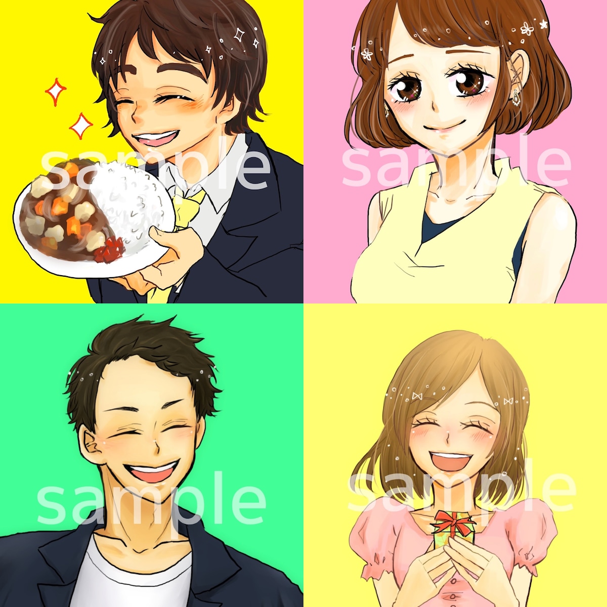 SNS用アイコン過去作品
