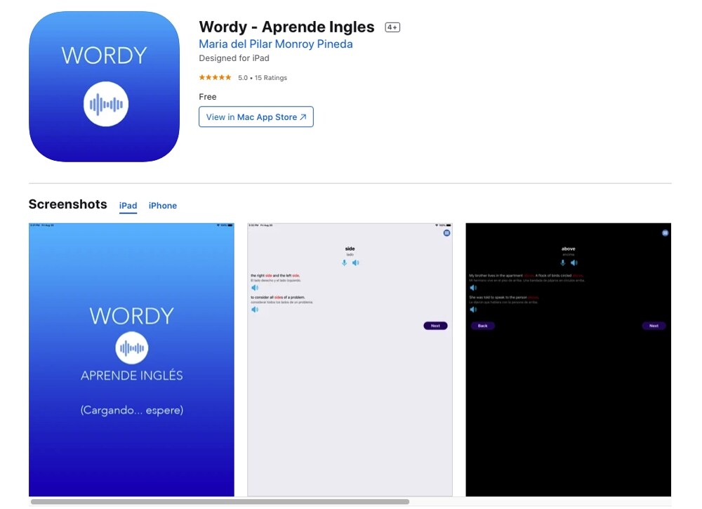 Wordy - Aprende Ingles