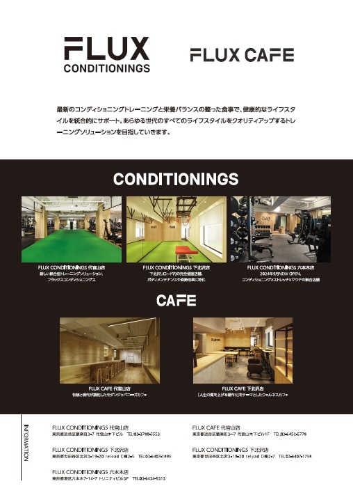 ジムとカフェのイメージ広告の作成事例