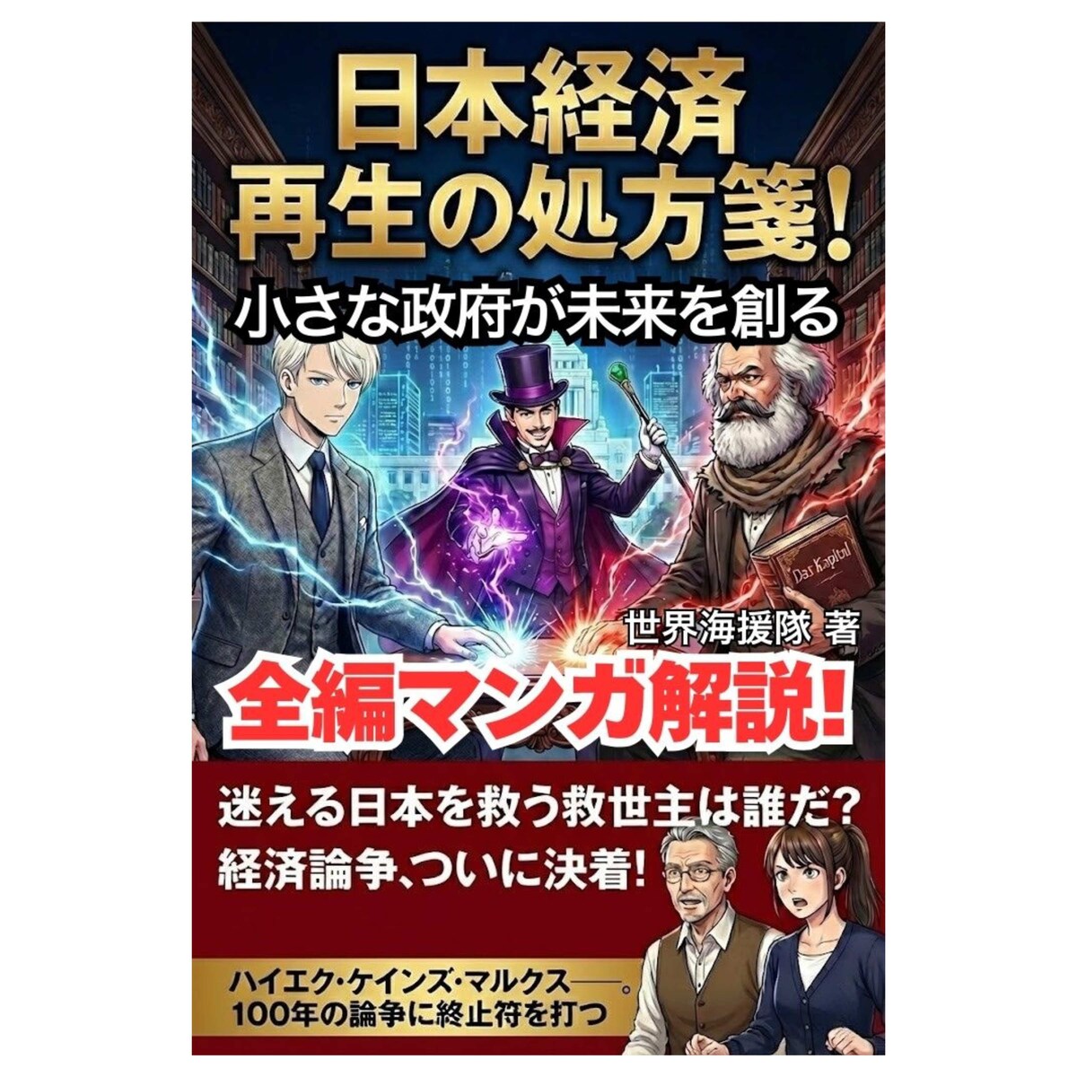 【全編マンガ解説】アマゾン3冠＆1位　小さな政府が未来を創る