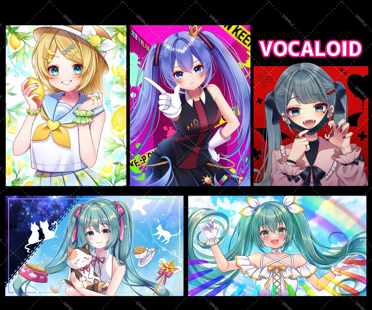VOCALOIDイラストサンプル