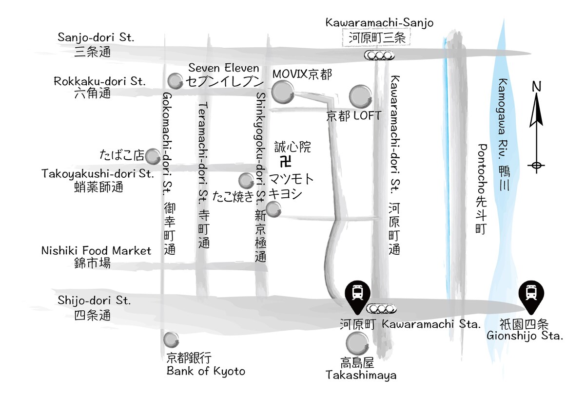 京都案内地図