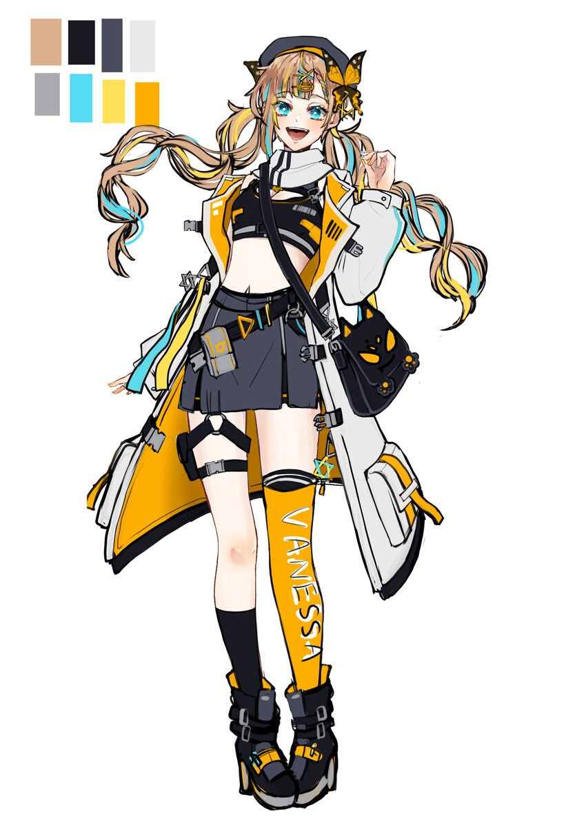 オリジナルキャラクターデザイン（ラフ）