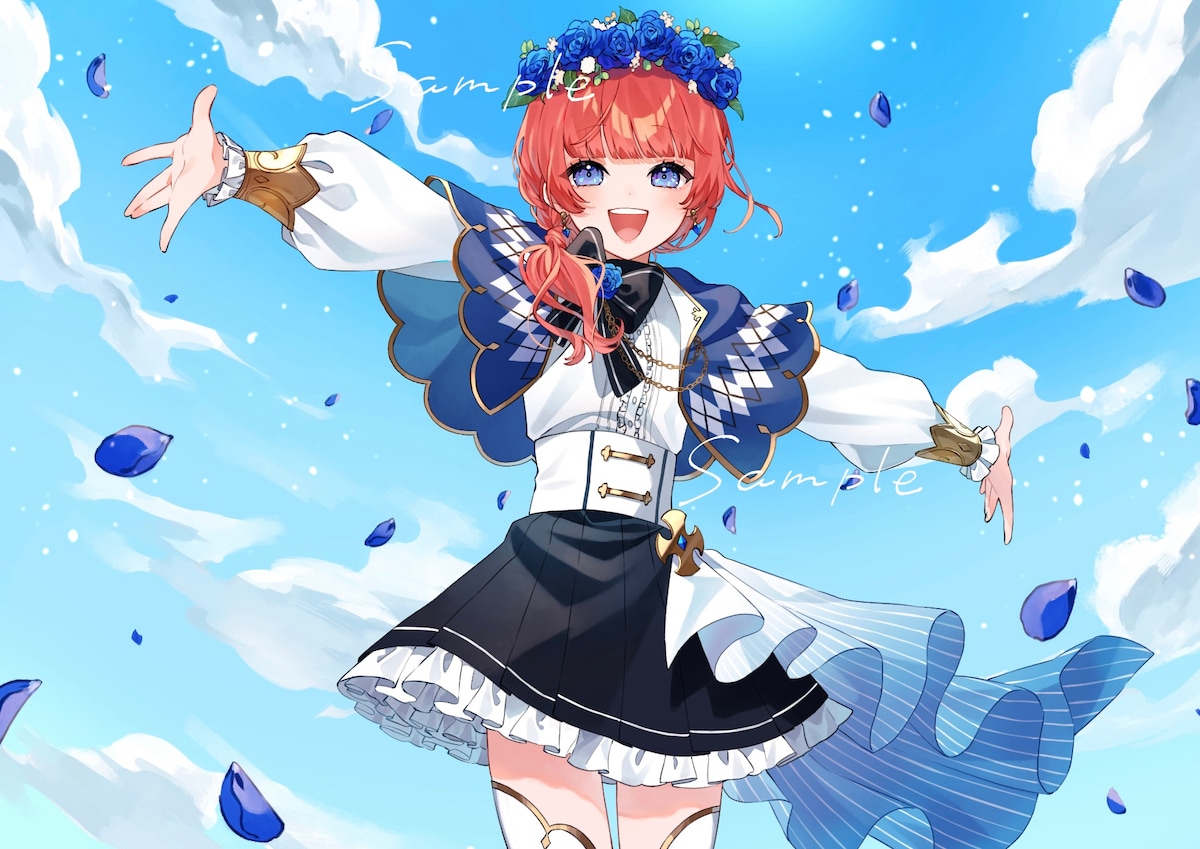 Vtuber「レイチェル・ハリス」様お誕生日イラスト